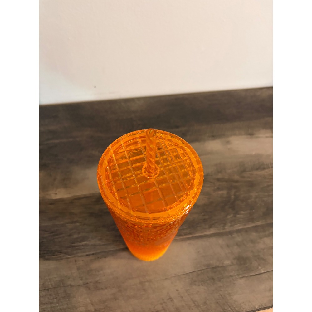 Starbucks Mango Ombre Jeweled Studded Cold Cup in a 24oz Venti 2022 Release - Picture 6 of 6